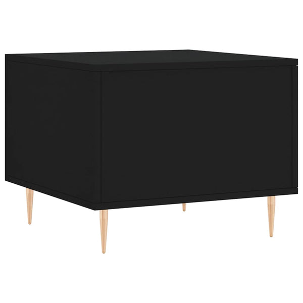 Schwarzer Couchtisch Ionus 50x50x40cm (Holz)
