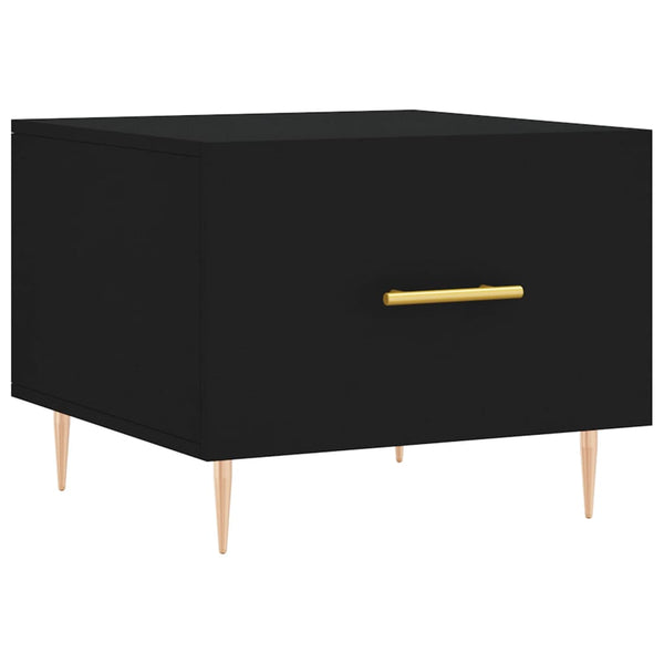 Schwarze Couchtische Ionus 50x50x40cm (2er-Set Holz)