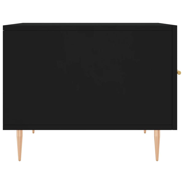 Schwarze Couchtische Ionus 50x50x40cm (2er-Set Holz)