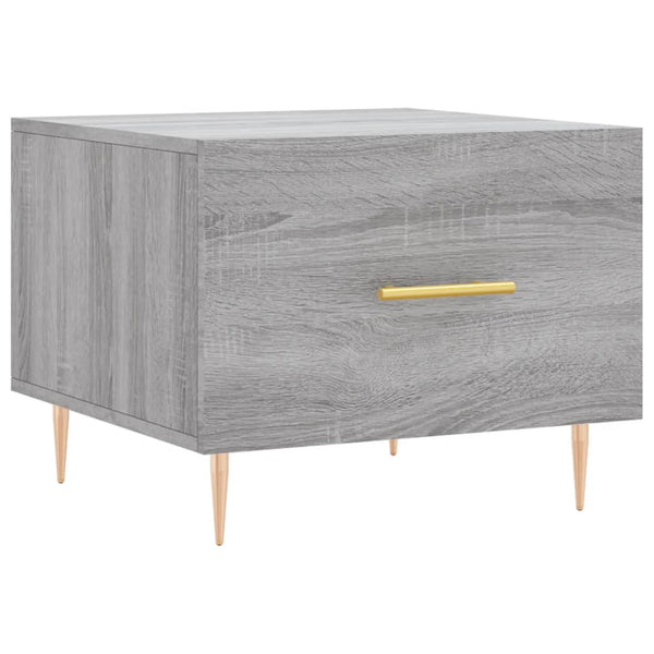 Grauer Couchtisch Ionus 50x50x40cm (Holz)