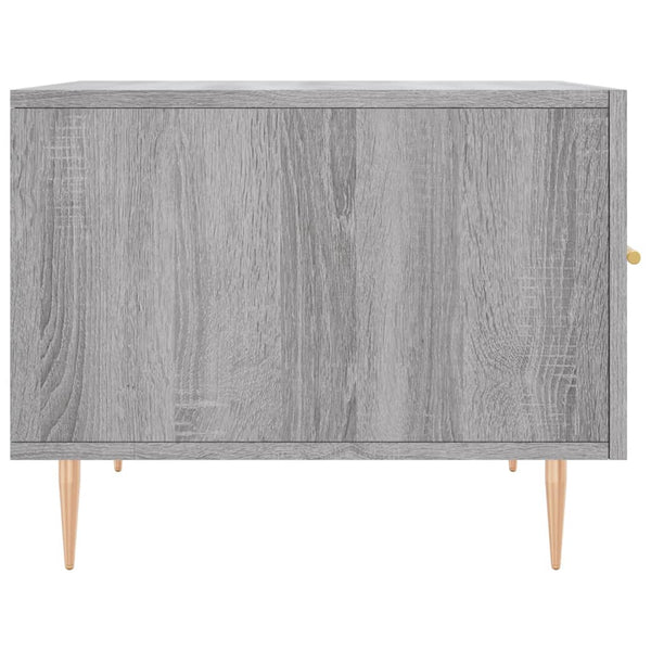 Grauer Couchtisch Ionus 50x50x40cm (Holz)