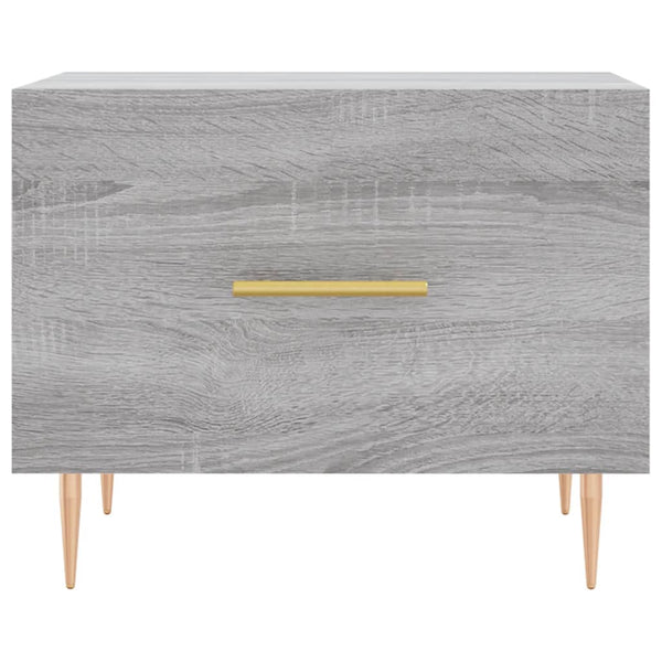 Graue Couchtische Ionus 50x50x40cm (2 Stk. Sonoma-Holz)