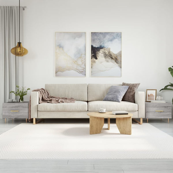 Graue Couchtische Ionus 50x50x40cm (2 Stk. Sonoma-Holz)