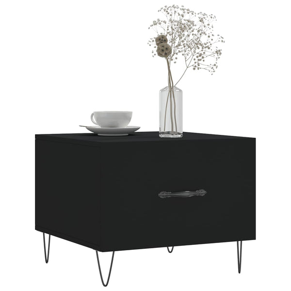 Couchtisch Lentia schwarz 50x50x40cm (Holz)