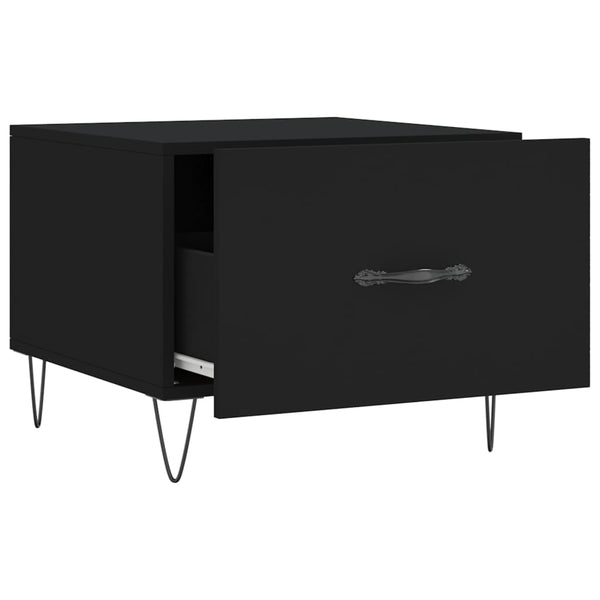 Couchtisch Lentia schwarz 50x50x40cm (Holz)