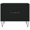 Schwarze Couchtische Lentia 50x50x40cm (2 Stück, Holz)