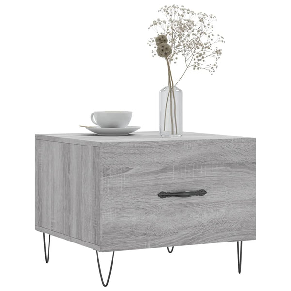 Grauer Couchtisch Lentia 50x50x40cm (Holz)