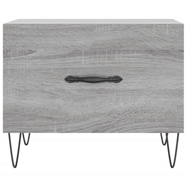 Grauer Couchtisch Lentia 50x50x40cm (Holz)