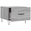 Grauer Couchtisch Lentia 50x50x40cm (Holz)