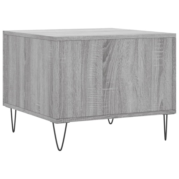 Grauer Couchtisch Lentia 50x50x40cm (Holz)