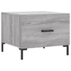 Grauer Couchtisch Terestre 50x50x40cm (Holz)