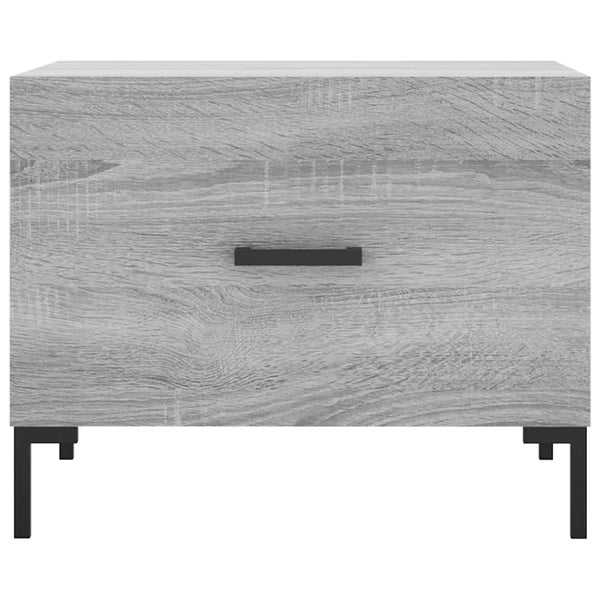 Grauer Couchtisch Terestre 50x50x40cm (Holz)