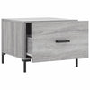 Grauer Couchtisch Terestre 50x50x40cm (Holz)
