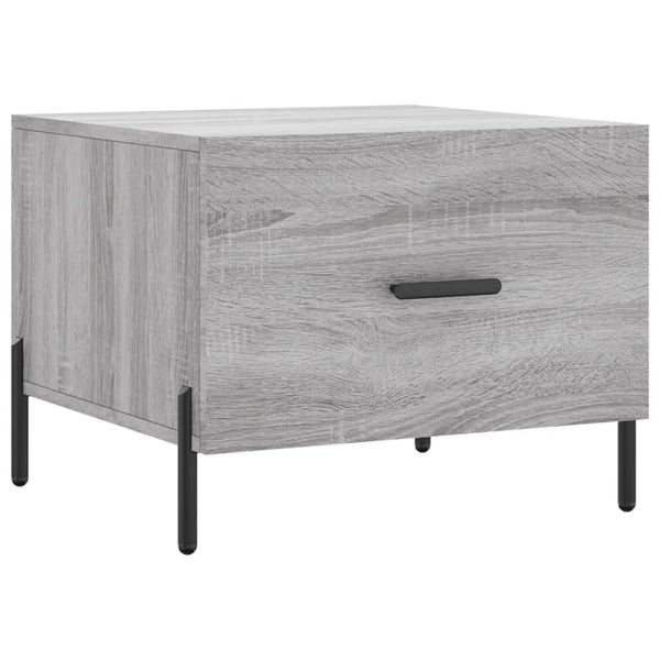 Grauer Couchtisch Gambela 50x50x40cm (Holz)