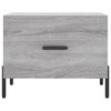 Grauer Couchtisch Gambela 50x50x40cm (Holz)