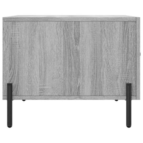 Grauer Couchtisch Gambela 50x50x40cm (Holz)