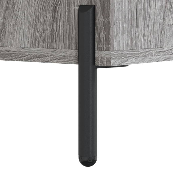 Grauer Couchtisch Gambela 50x50x40cm (Holz)