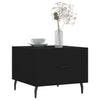 Schwarze Couchtische Ragabeja 50x50x40cm (2 St. Holz)