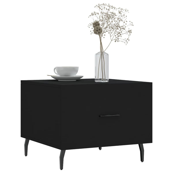 Schwarze Couchtische Ragabeja 50x50x40cm (2 St. Holz)