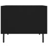 Schwarze Couchtische Ragabeja 50x50x40cm (2 St. Holz)