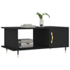 Schwarzer Couchtisch Salomeea 90x50x40cm (Holz)