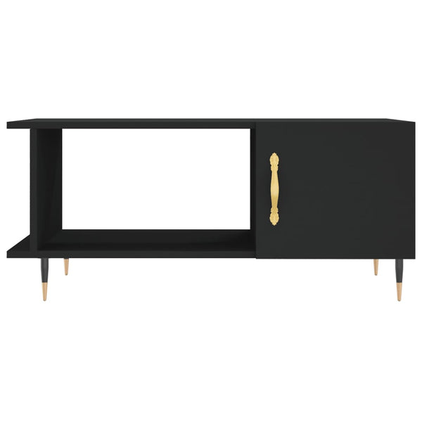 Schwarzer Couchtisch Salomeea 90x50x40cm (Holz)