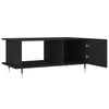 Schwarzer Couchtisch Salomeea 90x50x40cm (Holz)