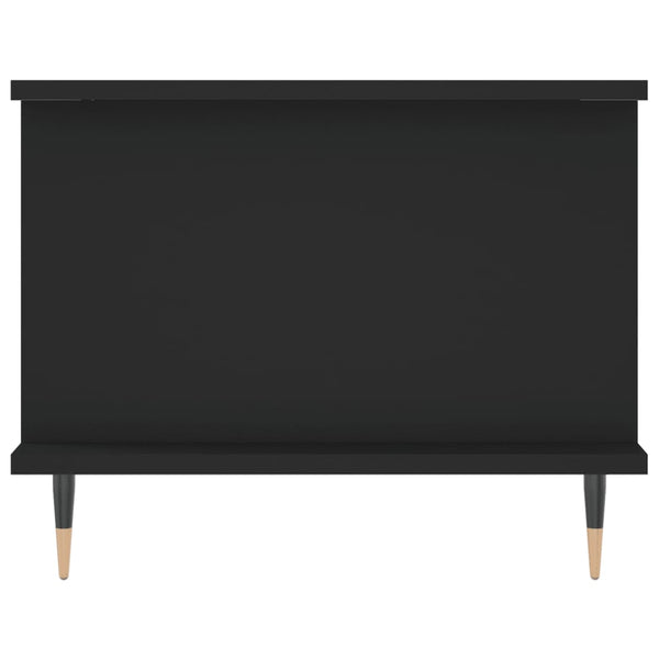 Schwarzer Couchtisch Salomeea 90x50x40cm (Holz)