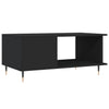 Schwarzer Couchtisch Salomeea 90x50x40cm (Holz)