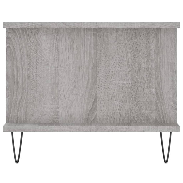 Grauer Couchtisch Rennie 90x50x40cm (Holz)