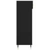 Schwarzer Schuhschrank Fructe 60x35x105cm (Holz)