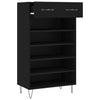 Schwarzer Schuhschrank Cherish 60x35x105cm (Holz)