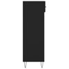 Schwarzer Schuhschrank Cherish 60x35x105cm (Holz)