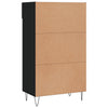 Schwarzer Schuhschrank Cherish 60x35x105cm (Holz)
