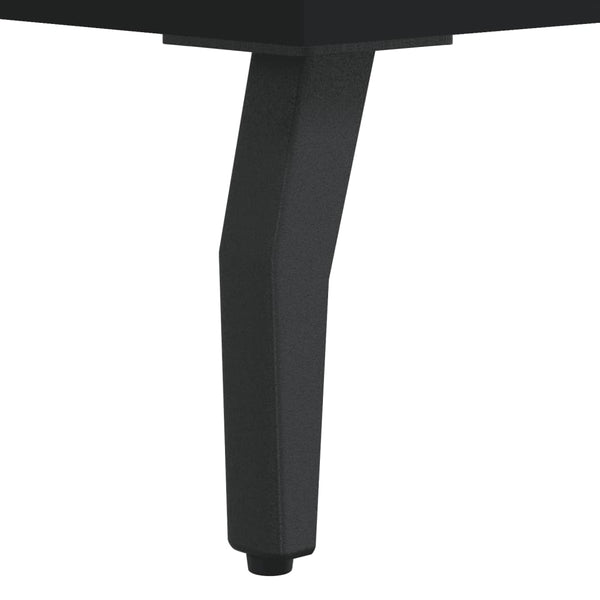 Schwarzer Schuhschrank Zagorca 60x35x105cm (Holz)