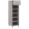 Grauer Schuhschrank Mmioara 30x35x105cm (Holz)