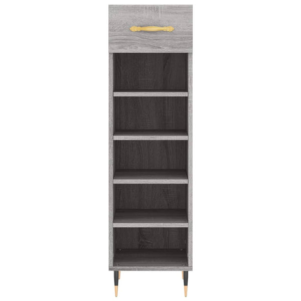 Grauer Schuhschrank Mmioara 30x35x105cm (Holz)