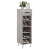 Grauer Schuhschrank Milam 30x35x105cm (Holz)