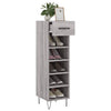 Grauer Schuhschrank Milam 30x35x105cm (Holz)