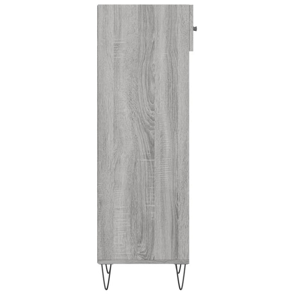 Grauer Schuhschrank Milam 30x35x105cm (Holz)
