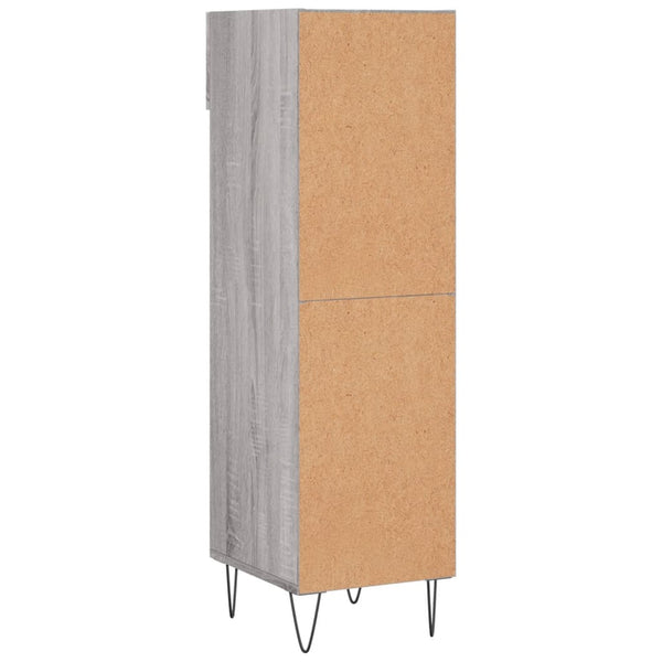 Grauer Schuhschrank Milam 30x35x105cm (Holz)