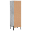 Betongrauer Schuhschrank Estill 30x35x105cm (Holz)