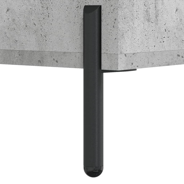 Betongrauer Schuhschrank Estill 30x35x105cm (Holz)