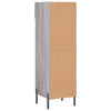 Grauer Schuhschrank Estill 30x35x105cm (Holz)