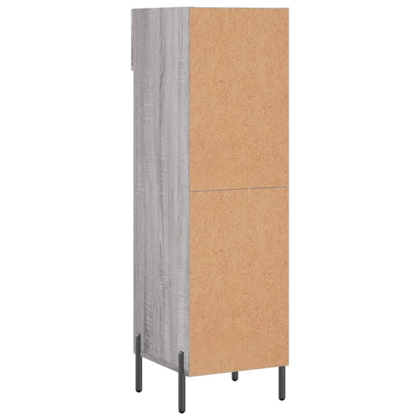 Grauer Schuhschrank Estill 30x35x105cm (Holz)