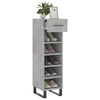Schuhschrank Melek 30x35x105cm, Betongrau (Holz)