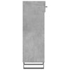 Schuhschrank Melek 30x35x105cm, Betongrau (Holz)