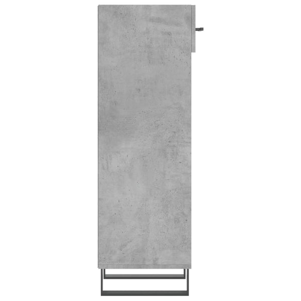 Schuhschrank Melek 30x35x105cm, Betongrau (Holz)
