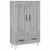 Grauer Schrank Vicentia 69,5x31x115cm (Holz)