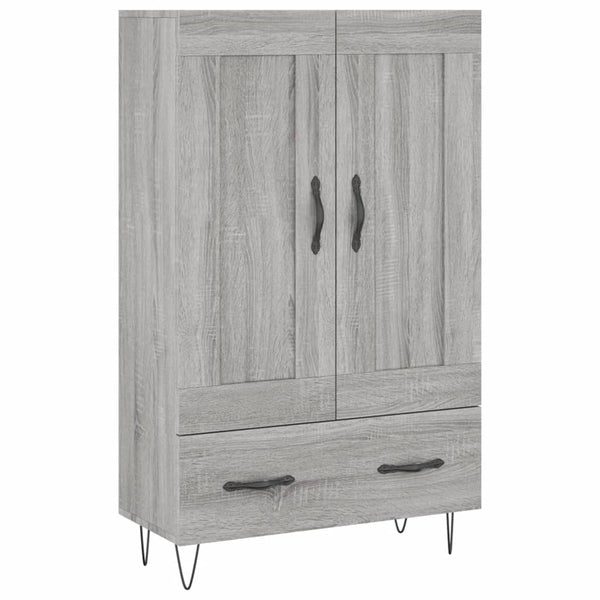 Grauer Schrank Vicentia 69,5x31x115cm (Holz)